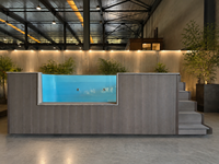 Piscine Conteneur Mobile Apaisante de 40 pieds pour SPA - Équipement Complet Facile à Installer Vente en Gros Usine