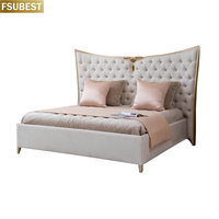 Cadre de lit de luxe de style designer Lit Cama Yatak Letto Letti Bedden Meubles de chambre à coucher Base pour lit double King 2 personnes