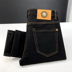 <span class=keywords><strong>กางเกง</strong></span><span class=keywords><strong>ยีน</strong></span><span class=keywords><strong>ส์</strong></span>ปักลายสำหรับผู้ชายกางเกงทรงกระบอกตรงทรงหลวมลำลองยืดหยุ่นสำหรับผู้ชาย2025ฤดูร้อนแบบสั่งทำ - Product Image 4