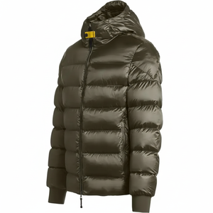 Veste matelassée imprimée OEM personnalisée de haute qualité pour hommes Logo personnalisé Veste d'hiver décontractée pour hommes avec poches avec service OEM - Product Image 1