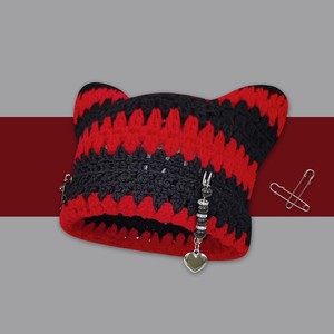 6 Colors Stripe Beanie Caps <strong>Crochet</strong> Winter <strong>Bucket</strong> <strong>Hats</strong> with Ears <strong>Bucket</strong> Cat Ear Knit <strong>Hat</strong> Autumn Winter Warm <strong>Crochet</strong> Beanie Cap - Product Image 3