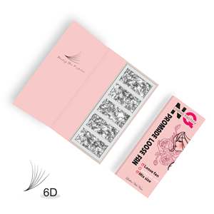 NQ Vente en gros 0.03 0.05 0.07 Méga Volume Cheveux Synthétiques Cils Plateaux Naturel Long Doux Brun Russe Brun Profond Extension de Cils - Product Image 5