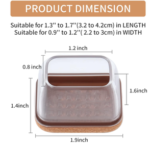 Ghế chân sàn bảo vệ Silicone bao gồm cao su đồ nội thất thanh trượt Silicone đồ nội thất chân mũ bao gồm - Product Image 2