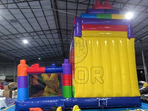 Trẻ Em Ngoài Trời Chơi Trò Chơi <span class=keywords><strong>Inflatable</strong></span> Bouncy Sân Chơi Inflatables Nhà Bị Trả Lại Nhảy Lâu Đài Vui Chơi Giải Trí - Product Image 5