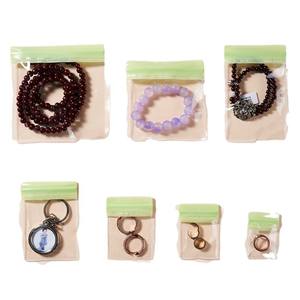 Sac à bijoux en PVC transparent, <span class=keywords><strong>pochette</strong></span> à fermeture éclair scellée, rangement transparent pour boucles d'oreilles, organiseur d'accessoires coloré, sac à fermeture élastique - Product Image 3