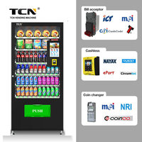 Distributeur automatique intelligent à 91 canaux pour snacks et boissons, usage commercial, fabriqué en Chine, personnalisable, OEM disponible