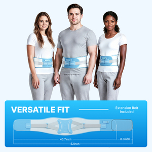 <span class=keywords><strong>Ceinture</strong></span> de massage du bas du dos avec double soutien <span class=keywords><strong>lombaire</strong></span>, massage par vibration chauffant, <span class=keywords><strong>batterie</strong></span> 8000mAh pour hommes et femmes - Product Image 4