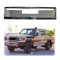 YBJ voiture accessoires garniture de pare-chocs avant pour LC76 Chrome amélioration couverture pare-chocs amélioration 2024-2027 LC79 garniture chromée