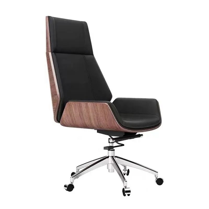 luxury reclinable lounge leather chair ergonomic executive office chairs(new)