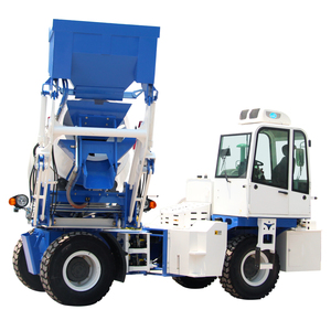 China Beton Diesel Kleine Trommel Zelfladende Betonmixer Met Pomp Truck Te Koop Mobiele Draagbare Cement Mortel Mixer - Product Image 1