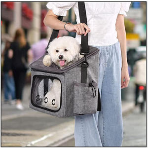 กระเป๋าเป้สะพายหลังสำหรับสัตว์เลี้ยงขนาดเล็กแบบพับได้ รุ่นฮิตใน TikTok ปี 2023 ทำจากไนลอนแข็งแรง เป็นมิตรกับสิ่งแวดล้อม มีซิป หน้าต่างตาข่ายสำหรับแมวและสุนัข - Product Image 2