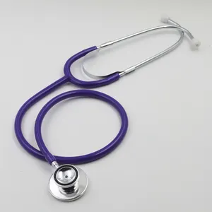 OEM شعار المحمولة الطبية معاطف للأطباء والممرضات الأحمر رمادي أسود أزرق أخضر أصفر الأرجواني الأبيض رئيس واحد أنبوب مزدوج سماعة الطبيب
