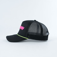 Casquettes Trucker en Mousse à 5 Panneaux les Plus Vendues du Fabricant de Chapeaux – Casquettes en Maille Éponge Personnalisées avec Logo Imprimé en Relief pour Hommes
