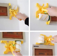 Rouleau de peinture DIY à dégagement rapide avec cadre en microfibre – Kit d'outils portables multifonctionnels OEM
