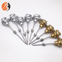 Sonda de acero inoxidable tipo K, Sensor termopar de alta temperatura