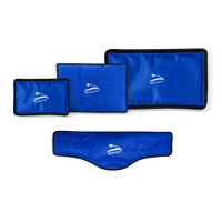 Grande poche de glace en gel réutilisable avec sangles compresse froide pour les blessures enveloppe de glace médicale pour le dos, les épaules et les genoux