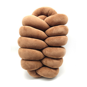 <span class=keywords><strong>Coussin</strong></span> en peluche rose et gris fait à la main, nouvelle couleur, vente en gros, <span class=keywords><strong>coussin</strong></span> à nœud pour la décoration de la maison - Product Image 4