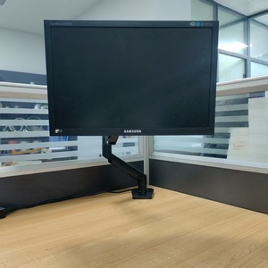 Độc có thể điều chỉnh khí mùa xuân màn hình cánh tay hỗ trợ tối đa 32 màn hình, Màn hình máy tính đứng với kẹp/Grommet gắn cơ sở, đen - Product Image 5