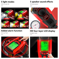 2024 Lampu Sepeda Baru Komputer Speedometer Tahan Air IPX4 Lampu Depan LED 300LM Odometer Digital Aksesori Sepeda Bertenaga Baterai
