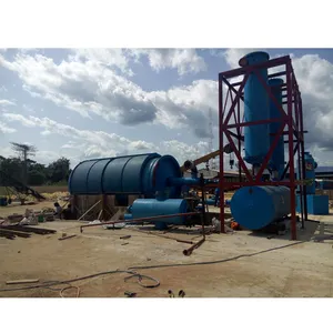 Waste Tyre Plastic Pyrolysis Machine Recycling Plant with Installation guide