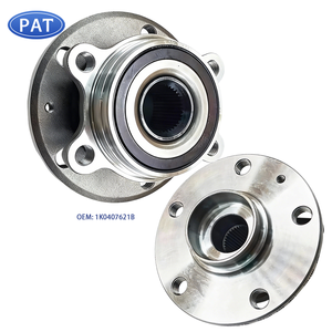 Conjunto de Cubo de Rueda <span class=keywords><strong>Delantero</strong></span> PAT 1K0407621B 1K0407621C 5K0498621 1T0498621 para Audi VW A3 <span class=keywords><strong>Golf</strong></span> Jetta Passat, <span class=keywords><strong>Rodamiento</strong></span> de Cubo de Rueda - Product Image 1