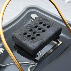 Fauteuil de lavage de cheveux moderne en cuir synthétique noir, démontable et assemblable, pour salon, salle de bain et hôtel, vente en gros - Product Image 3