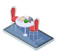 Système de développement d'applications mobiles pour la réservation de tables de restaurant, outils de maintenance, version Internet pour mobile, pour Linux MAC