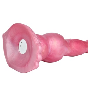 YOCY - Vibrador de 10 Frecuencias con Sensación Realista para la Masturbación Femenina, Dildo en Forma de Perro, Juguetes Sexuales con Vibración y Estiramiento para Hombres y Mujeres - Product Image 2