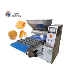 Industrial cupcake muffin making depositor puff pastry batter cake depositor machine