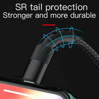 Kabel pengisi daya Cepat PD 60W USB-C ke USB-C USB kepang nilon kabel sinkronisasi Data Tipe C untuk komputer Android penggunaan untuk Samsung