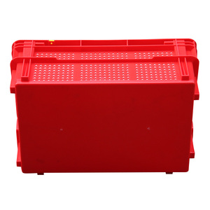 Tham Gia 42L Bán Buôn Nông Nghiệp Thùng Nhựa Vận Chuyển Hậu Cần Stackable Trái Cây Rau Tote Hộp Lưu Trữ Với Xử Lý - Product Image 4