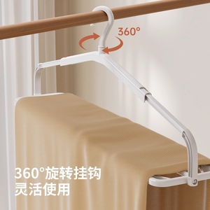 Séchoir à linge rétractable pour draps, housses de couette, taies d'oreiller, séchoir réglable pour usage domestique et balcon - Product Image 4