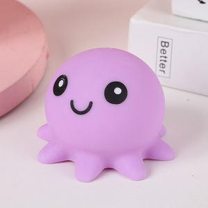 Jinca TPR Soft Glue Octopus <b>Squeeze</b> Toy Cute Elastic Vent <b>Ball</b> Pinch Toy for Kids Filled Flour Toys - Product Image 4