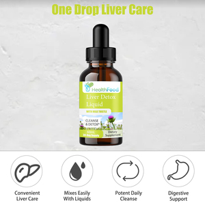 Suplemento Herbal al por Mayor OEM, Extracto de Cardo Mariano, Líquido Oral para Desintoxicación Hepática, Gotas Líquidas para Limpieza Renal, 60 ml en Botella, Diseñado para - Product Image 2
