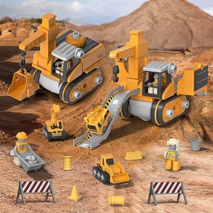 Vente <span class=keywords><strong>en</strong></span> gros, bricolage, véhicule d'ingénierie, scène, jouet pour enfants, camion de construction, grue d'exploitation, voiture d'ingénierie à tige pour enfants - Product Image 3