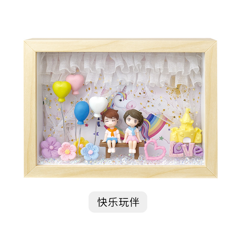 compagnons de jeu heureux