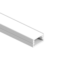 KC Profil en aluminium personnalisé en forme de U 1m 2m 3m Profil en aluminium LED pour bande lumineuse LED