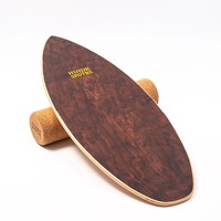Tabla de equilibrio de estabilidad personalizada al por mayor, tabla de equilibrio para surf con rodillo de corcho, gimnasio, ejercicio, tabla de equilibrio de madera