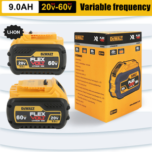 <span class=keywords><strong>DeWalt</strong></span> DCB200 DCB201 DCB203 DCB2052 DCB206 배터리, MAX 전동 공구용 9.0Ah <span class=keywords><strong>20V</strong></span>/60V 리튬 이온 배터리 팩과 호환 가능 - Product Image 4