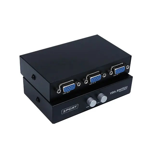 VGA Switch 2X1 FHD 1080P@60Hz 2 VGA Signal in 1 VGA Signal Out 2x1