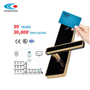 Giá thấp Keyless nhập an toàn thẻ chìa khóa rfid khách sạn kỹ thuật số cửa thông minh khóa rfid thẻ an ninh hệ thống cổng - Product Image 1