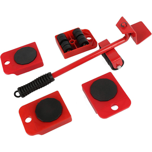 Herramienta Elevadora de Muebles Resistente con 4 Deslizadores, Kits de Movimiento Giratorios de 360° para Refrigerador, Lavadora, Armario - Product Image 1
