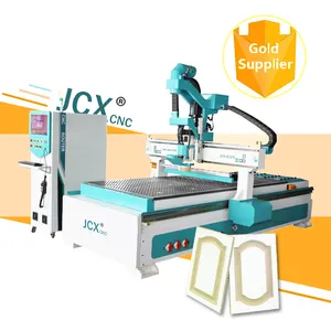 High Speed 1325 Atc Cnc Router Machine for Making Kitchen Cabinet Door Panel Furniture 3 /4 axis Wood CNC Cutting Engraving