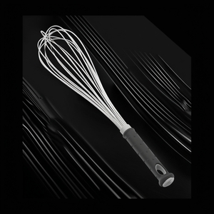 Frusta in fibra di vetro da 30 cm in acciaio inossidabile, utensile da cucina per impastare e cucinare - Product Image 3