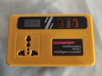 Convertisseur d'énergie intelligent portable jaune multifonction avec port USB Type-C pour la maison et l'extérieur, batterie au lithium, alimentation de secours