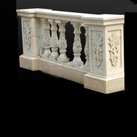 Pierre naturelle marbre blanc balustre colonne escalier garde-corps sculpture à vendre