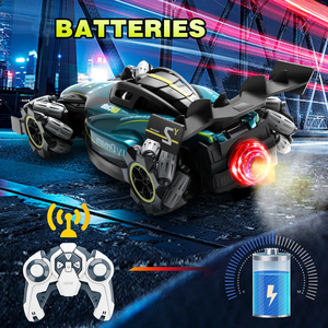 4DRC Y2 Coche RC de Alta Velocidad con Control por Reloj, Simulación de Pulverización, 4WD, Acrobacias y Derrapes, Coche de Carreras de <span class=keywords><strong>Fórmula</strong></span> <span class=keywords><strong>1</strong></span>/12 con Control Remoto, Sonido y Luces - Product Image 4