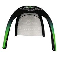 Tente araignée gonflable imperméable pour l'extérieur, gazebo géant, doom air pour les événements massifs, structure stable, style