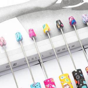 Pulpen Manik-Manik Kreatif Nurse DIY 1.0mm Tinta Hitam Ballpoint Plastik untuk Sekolah & Kantor Pulpen Olahraga Alat Tulis Promosi Hadiah - Product Image 3