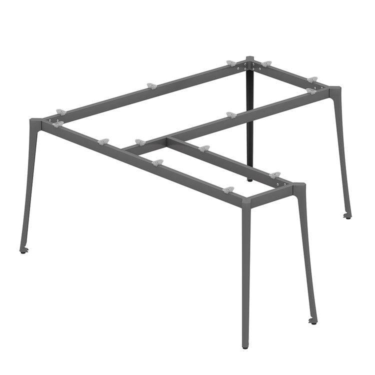 L-shape table frame